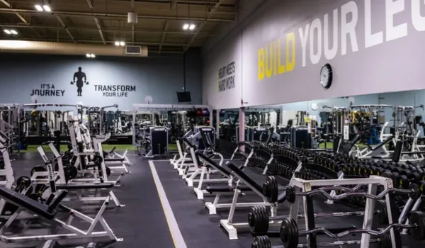 Gold's Gym HSR Layout Gold's Gym full-service gym floor in HSR Layout near Sarjapur Road