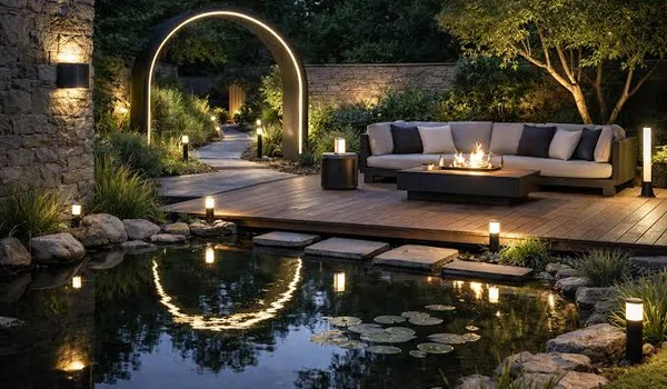 Lighting and Landscaped Common Areas Well-lit landscaped common areas in a Sarjapur Road community